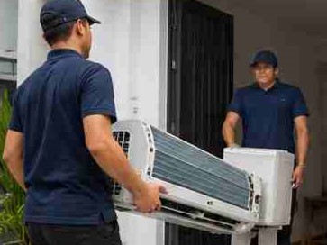 Aircon dismantling and relocation